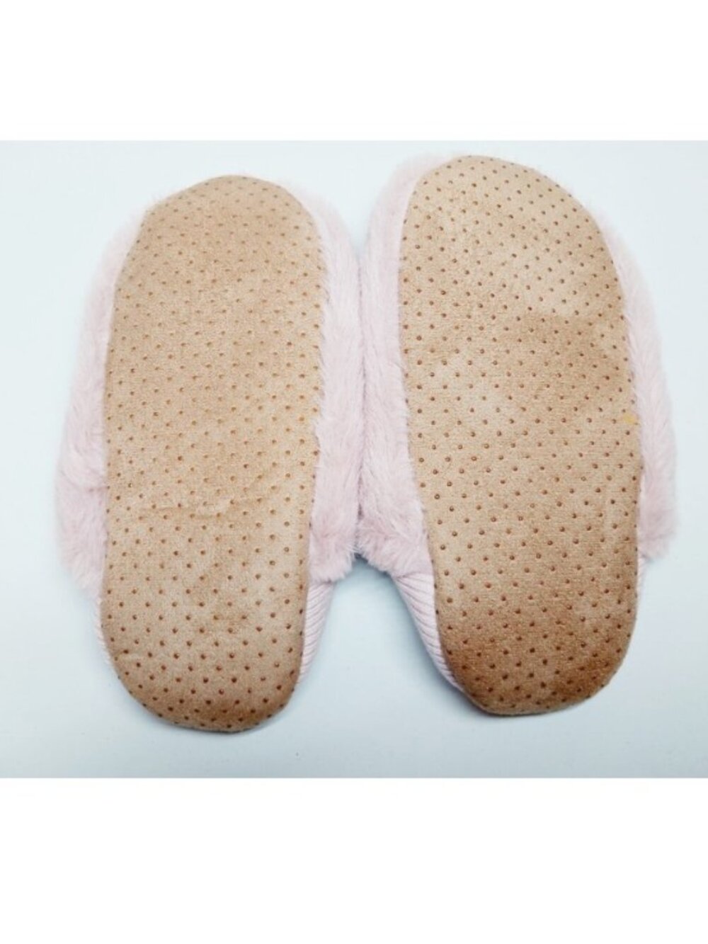 2 Old Navy fluffy slippers + Silky pink eye mask, ALL NEW - Picture 8 of 9